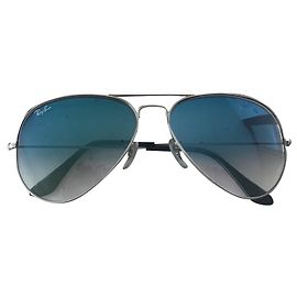 Ray-Ban Blue Aviator Sonnenbrille Blau