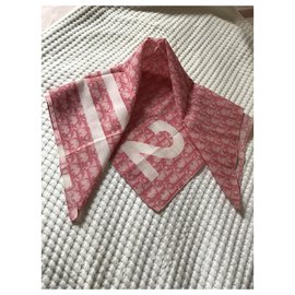 Dior-Sciarpe di seta-Rosa