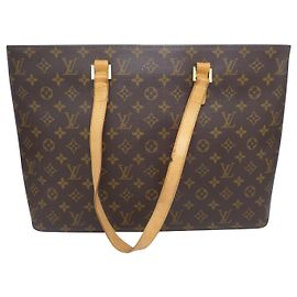 Louis Vuitton Bolsa de compras Marrom