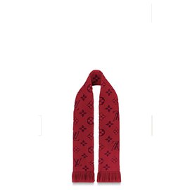 Louis Vuitton-Logomania wool new-Red