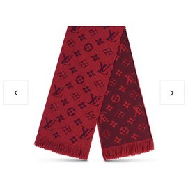 Louis Vuitton-Logomania wool new-Red