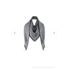 Louis Vuitton-Logomania glänzt antracite-Grau
