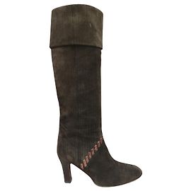 Botas Givenchy Castanho Escuro Camurça 37 Castanho escuro