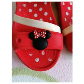 Autre Marque-Minnie Crocs-Red