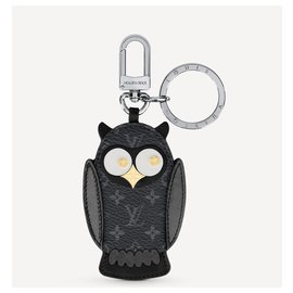 Louis Vuitton-LV Owl keychain-Grey