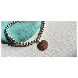 Tiffany & Co-I love you pearl bracelet-Silvery