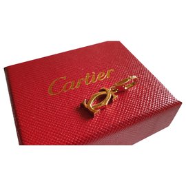 Cartier-CC en oro amarillo 750/000-Dorado