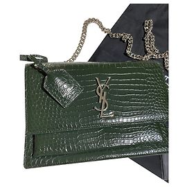 Saint Laurent Sac YSL SUNSET Vert