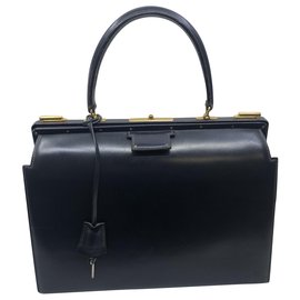 Hermès-Doctor bag-Navy blue