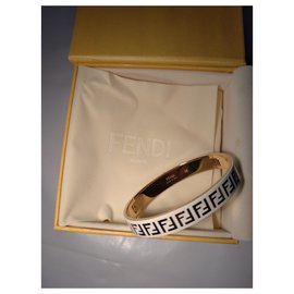 Fendi-FF Bracelet-White