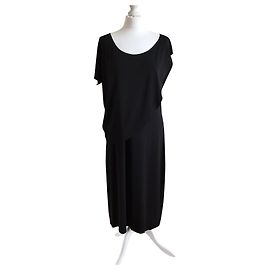 Robe noire Escada avec détail cache-cœur Noir