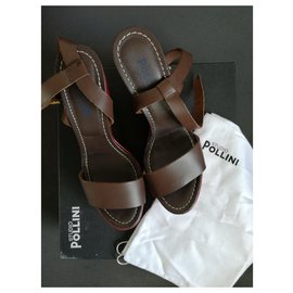 Pollini-Des sandales-Marron