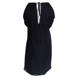 Alberta Ferretti-ALBERTA FERRETTI - NUEVO VESTIDO CHARLESTOWN - T.40-Negro