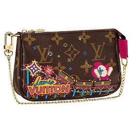 Louis Vuitton LV Mini pochette Accessoires noël Marron