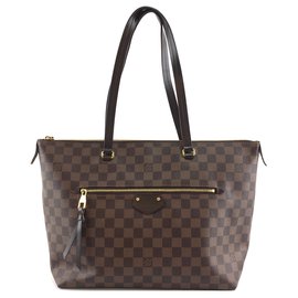 Louis Vuitton-Louis Vuitton Iena MM Damier Ébène Toile-Marron