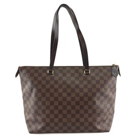 Louis Vuitton-Louis Vuitton Iena MM Damier Ébène Leinwand-Braun