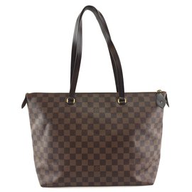 Louis Vuitton-Louis Vuitton Iena MM Damier Ébène Toile-Marron