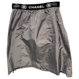 Chanel-die Röcke-Schwarz,Grau