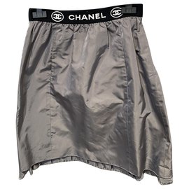 Chanel gonne Nero Grigio