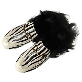 Gucci Princetown Preto Branco