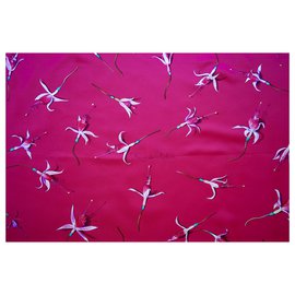 Hermès-Silk scarves-Fuschia