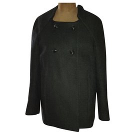Chloé-Coats, Outerwear-Dark grey