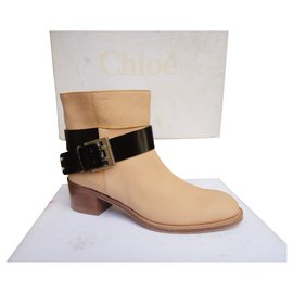 Chloé-Chloé p botas 35,5 Nova Condição-Bege