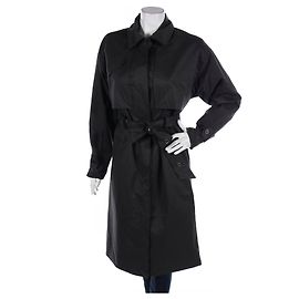 Badgley Mischka Trench Coat Dark Grey Size S Dark grey