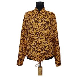 Camicia in seta floreale René Lezard Multicolore