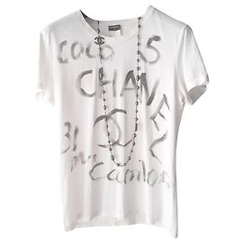 Camiseta Tag Chanel Branco