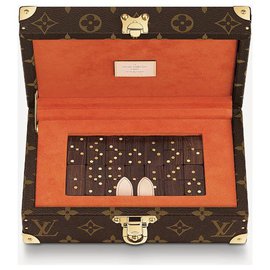 Louis Vuitton-Monograma de caja LV Dominos-Castaño