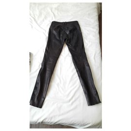 Plein Sud Cuir et python Noir