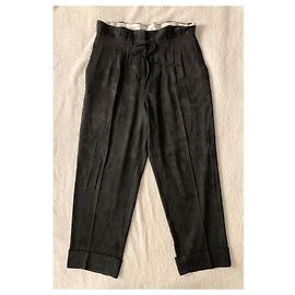 Acne Akne Studio Bohemian Hose Schwarz