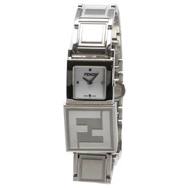 Fendi-Fendi Silver Secret Watch-Silvery