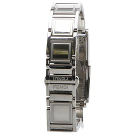 Fendi-Fendi Silver Secret Watch-Silvery