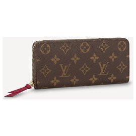 Louis Vuitton-Portafoglio LV Clemence nuovo-Marrone