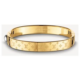 Louis Vuitton-LV nanogram cuff new-Golden