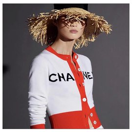 Chanel-icónico 2019 Cárdigan-Blanco