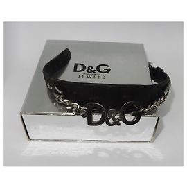 Dolce & Gabbana Pulseira de força D&G Preto