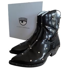 Chiara Ferragni Ankle Boots Black