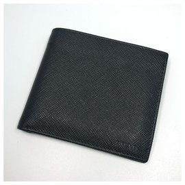Prada-PRADA PORTAF.ORIZZONTAL Mens Folded wallet 2MO738 NERO-Other