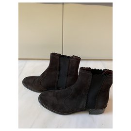 See by Chloé-Botines-Chocolate