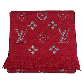 Louis Vuitton Sciarpa Logomania Shine Red Rosso