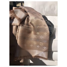 Louis Vuitton-sciarpe-Beige