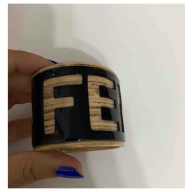 Fendi-Bracelets-Black
