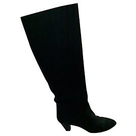 Isabel Marant Etoile botas de camurça preta isabel Marant Robby Preto