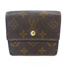 Louis Vuitton Elise Monogram Wallet Brown Leather Brown