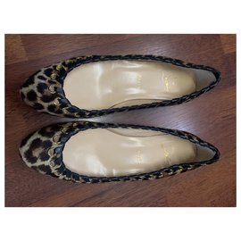 Christian Louboutin-Ballet flats-Leopard print