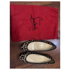 Christian Louboutin-Ballet flats-Leopard print