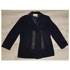 Jean Paul Gaultier Men Coats Outerwear Black